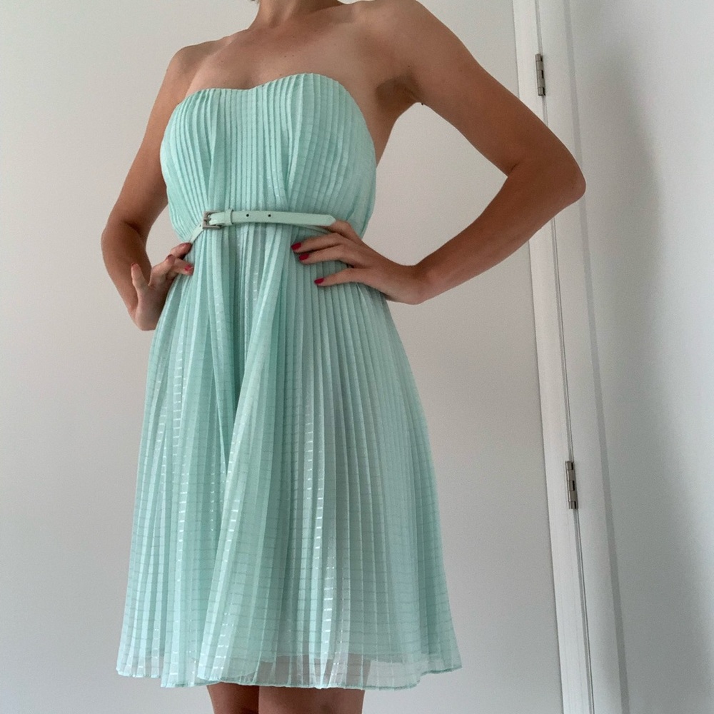 French Connection pleated cocktail dress